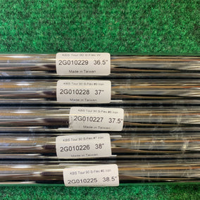 KBS Tour 90 Iron Set Shaft Set - Stiff Flex - 36.5"-38.5"-Next Round