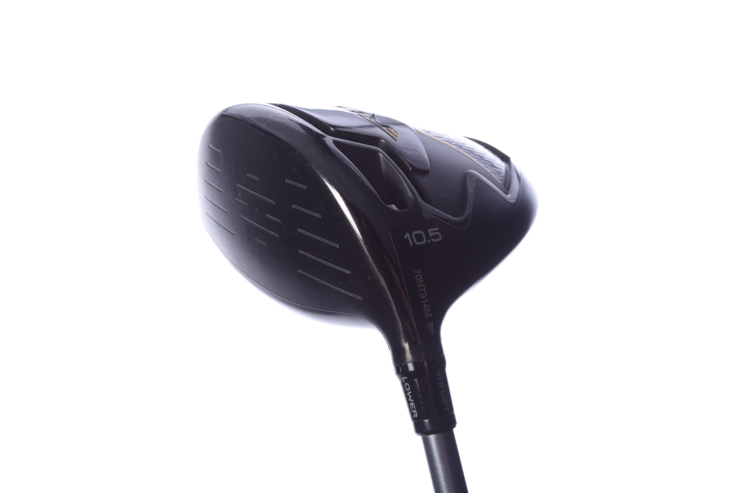 Used TaylorMade RBZ Black Driver - 10.5 Degrees - Regular Flex Matrix White Tie - Left-Handed-Next Round