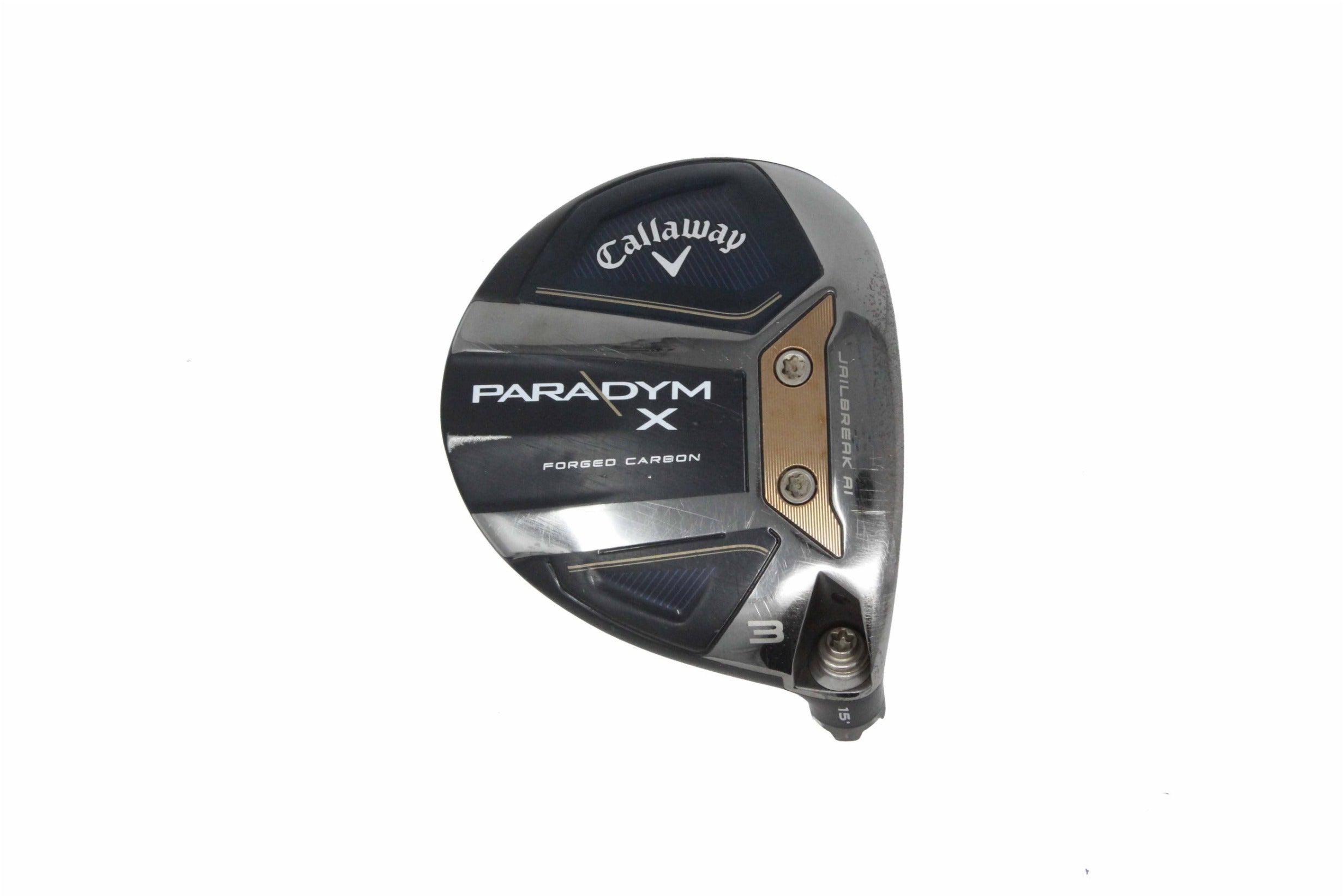 Used Callaway Paradym 3-Wood - HEAD ONLY - Right-Handed - 15 Degrees