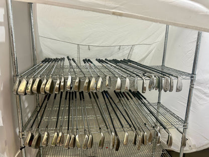 Wholesale Lot of 50 Golf Clubs - Left and Right-Handed Wilson Assorted Irons-Next Round