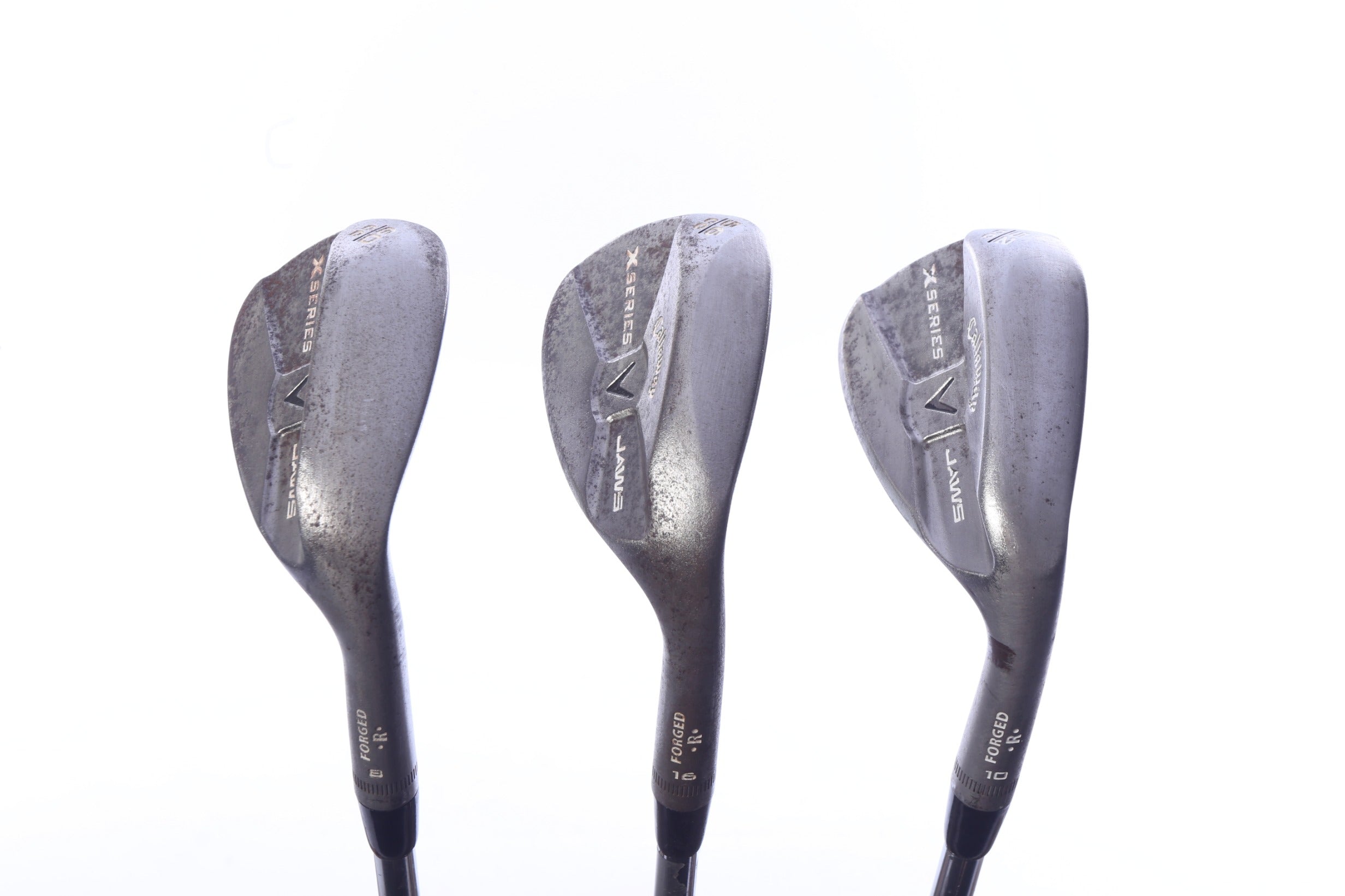 Used Callaway X-Series Jaws CC Slate Wedge Set - Right-Handed - 52*, 56*, 60* - Stiff Flex-Next Round