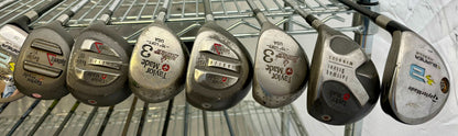 Wholesale Lot of 40 Golf Clubs - TaylorMade Woods and Cobra Baffler Hybrids-Next Round