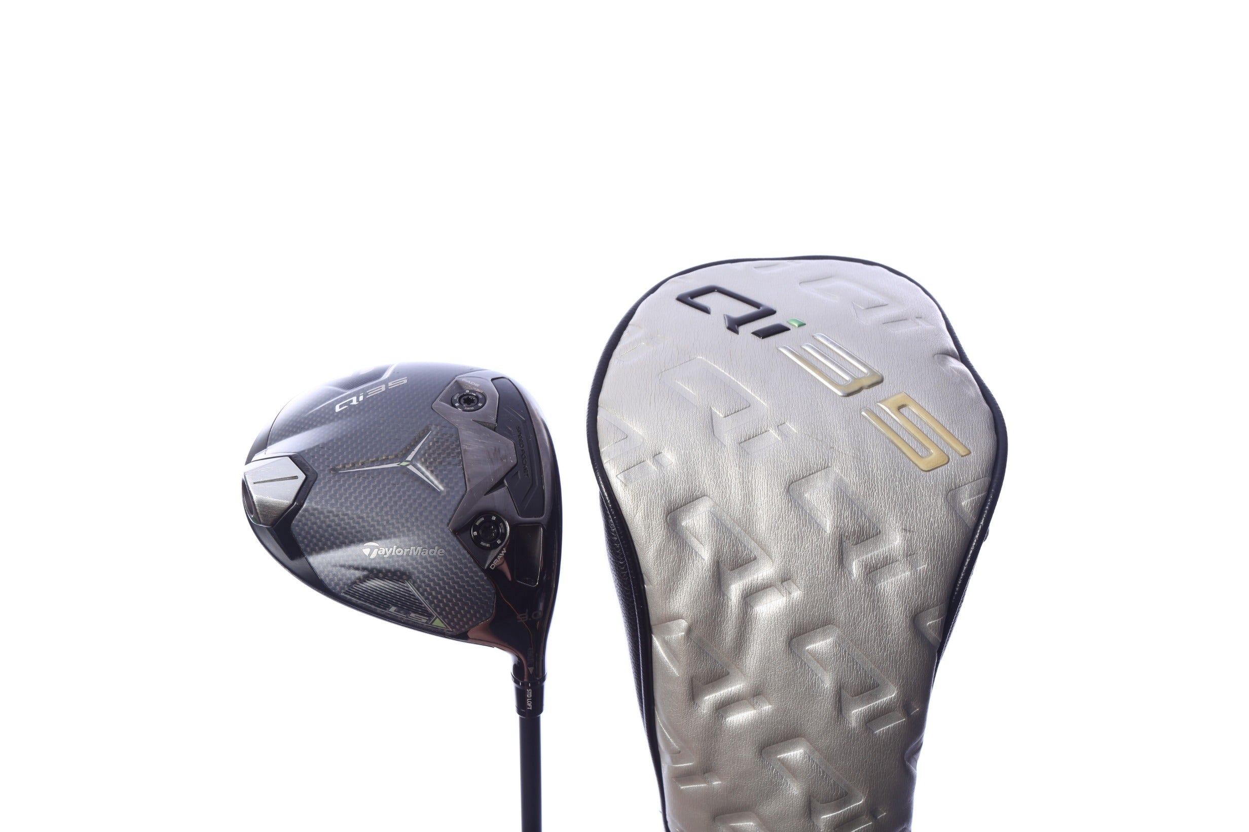Used TaylorMade Qi35 LS Driver - 9 Degrees - Stiff Flex Mitsubishi Diamana TM - Right-Handed