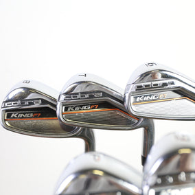 Used Cobra King F7 Iron Set - Right-Handed - 6-PW - Regular Flex-Next Round