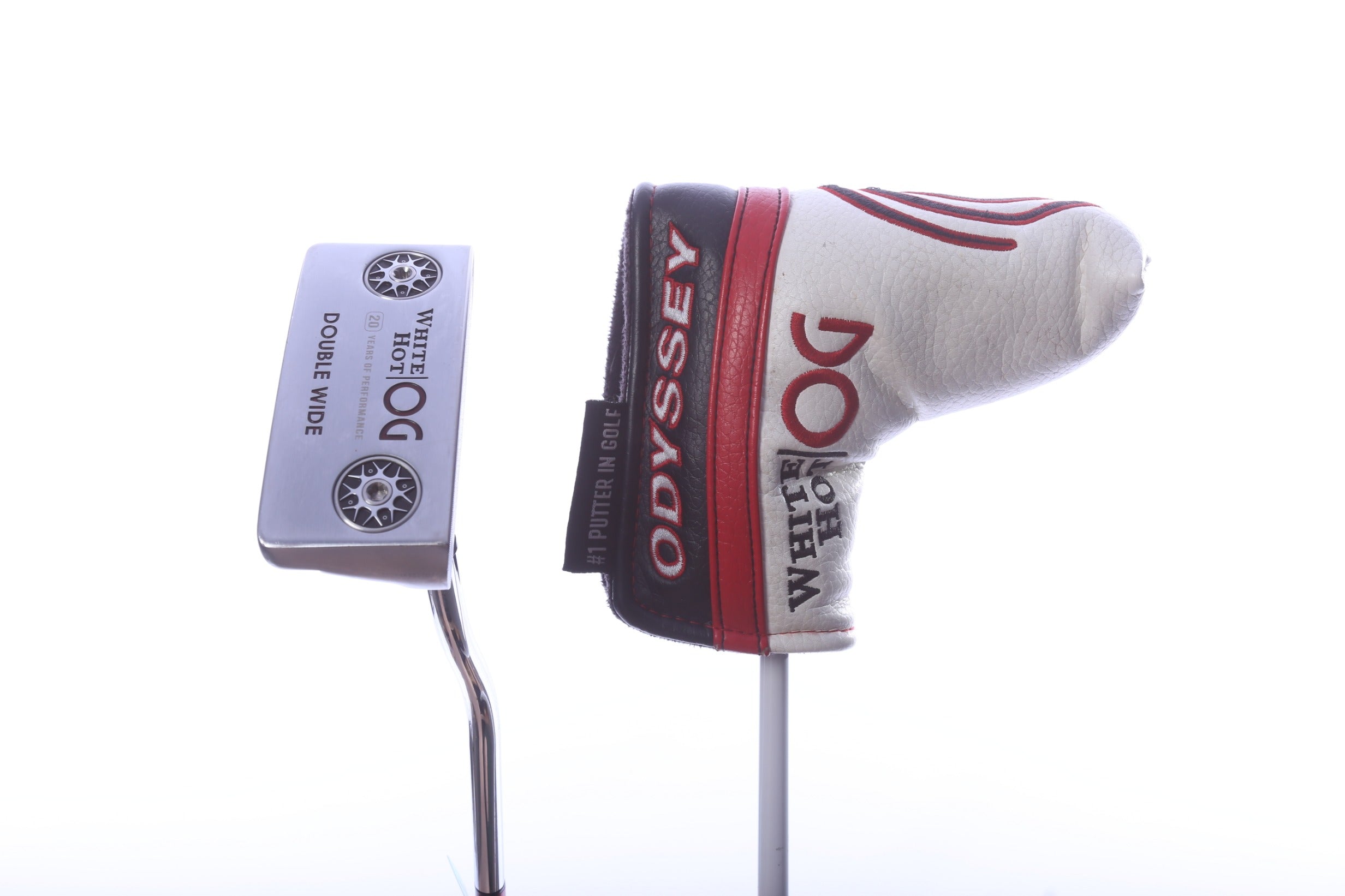 Used Odyssey White Hot OG Double Wide Stroke Lab Putter - Right-Handed - 33.5 in - Blade