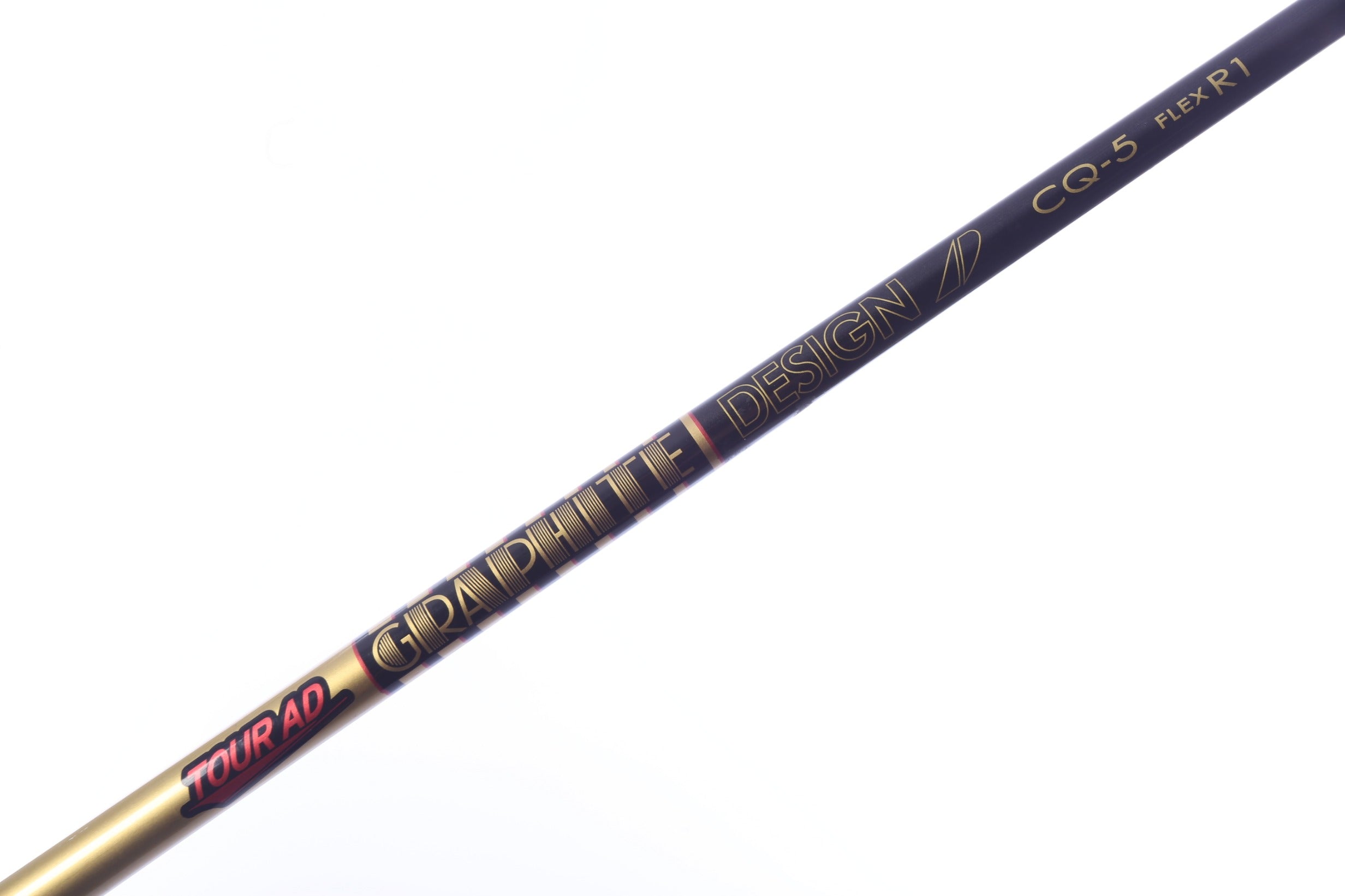 Used Graphite Design Tour AD CQ Driver Shaft Regular Flex Graphite - 44.25 in - TaylorMade M Adapter