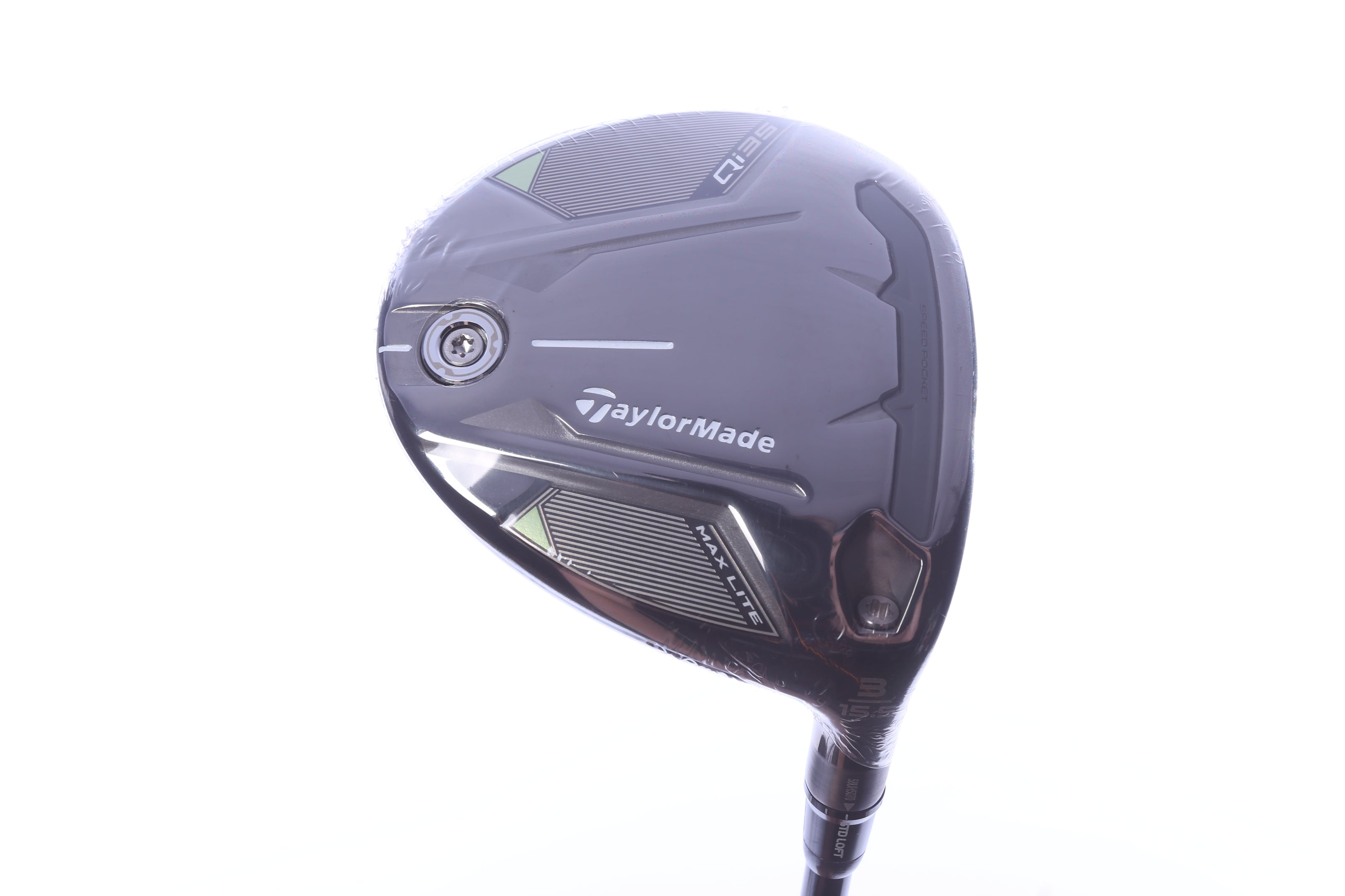 TaylorMade Qi35 MAX Lite 3-Wood - Right-Handed - 15.5 Degrees - Stiff Flex