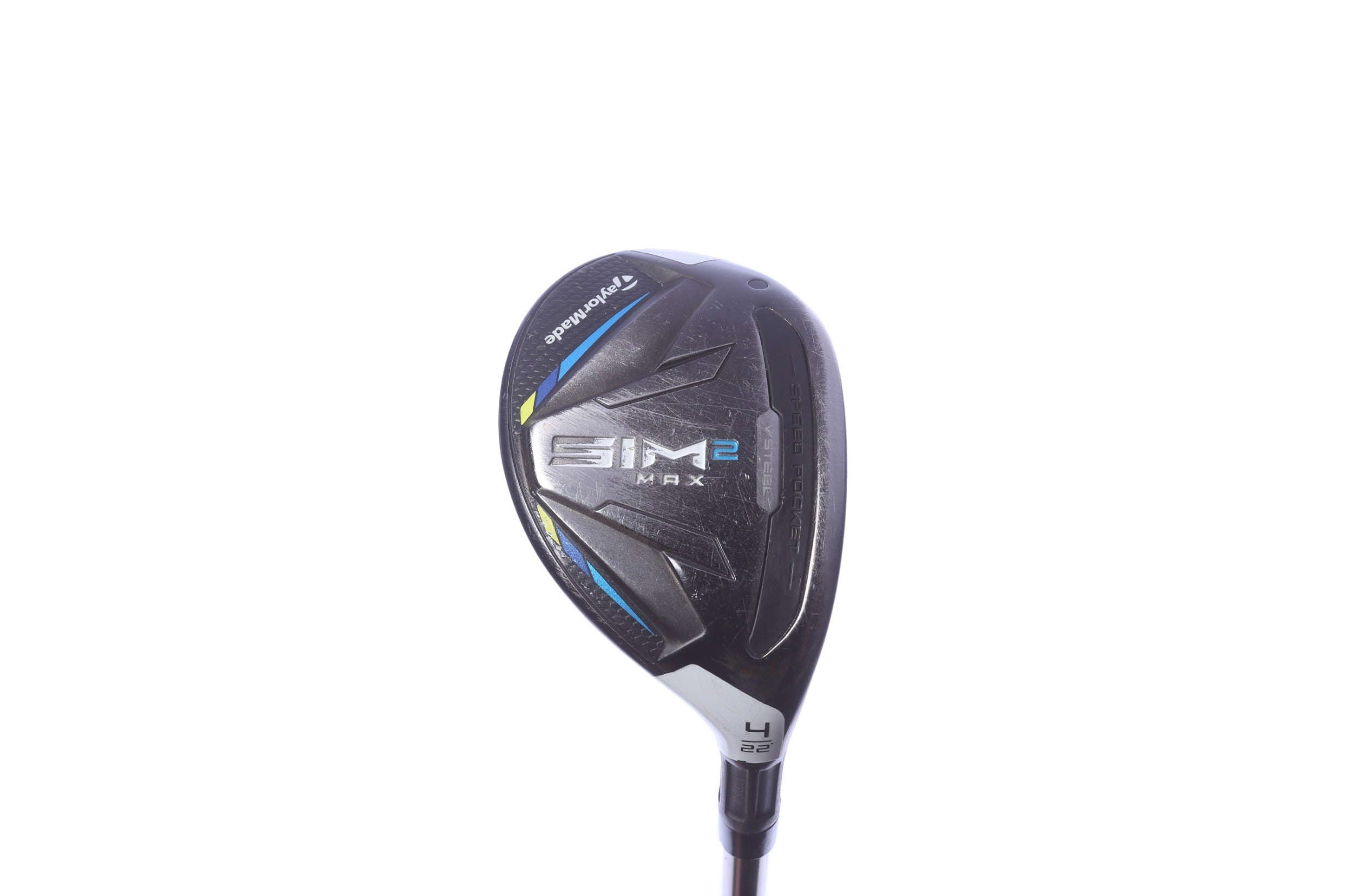 Used TaylorMade SIM2 MAX Rescue 4H Hybrid - Right-Handed - 22 Degrees - Regular Flex