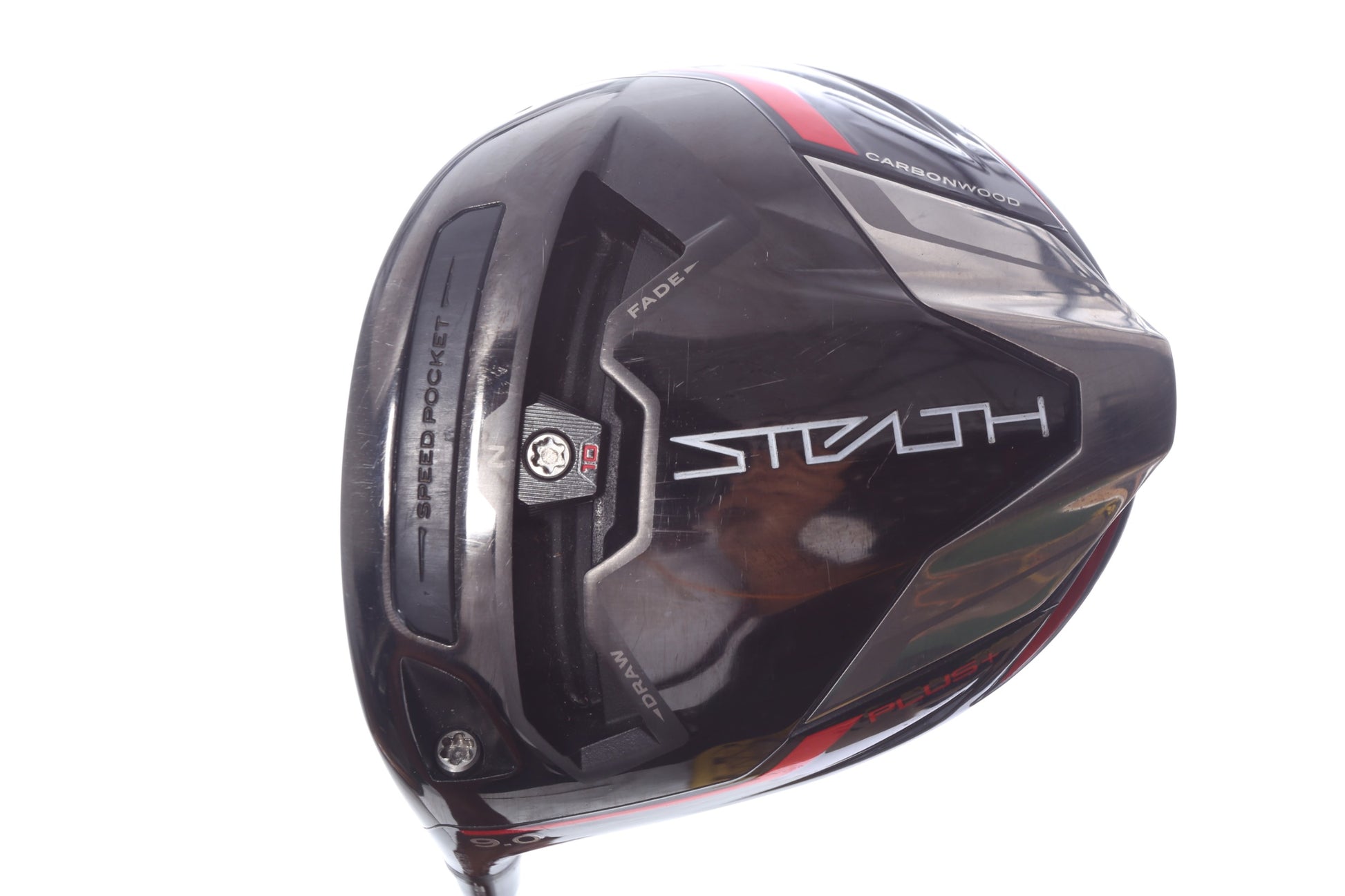 Used TaylorMade STEALTH PLUS Driver - 9 Degrees - Stiff Flex Project X HZRDUS Smoke Red RDX - Left-Handed-Next Round