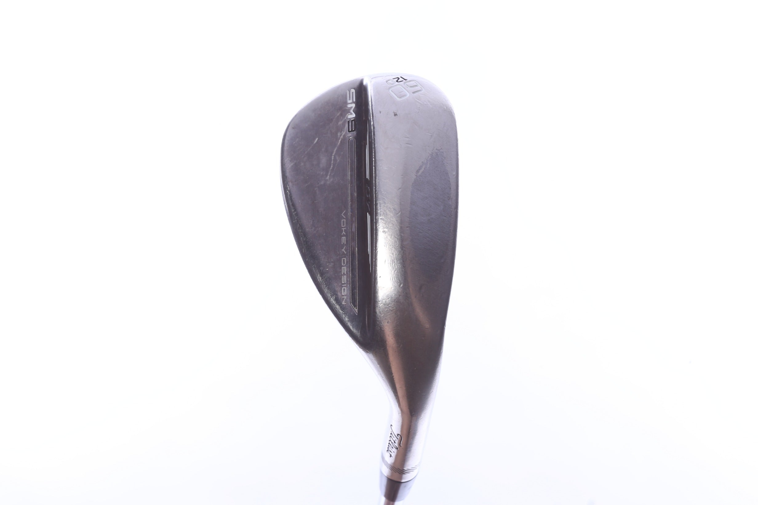 Used Titleist Vokey SM9 Brushed Steel Lob Wedge - Right-Handed - 60 Degrees - Regular Flex-Next Round