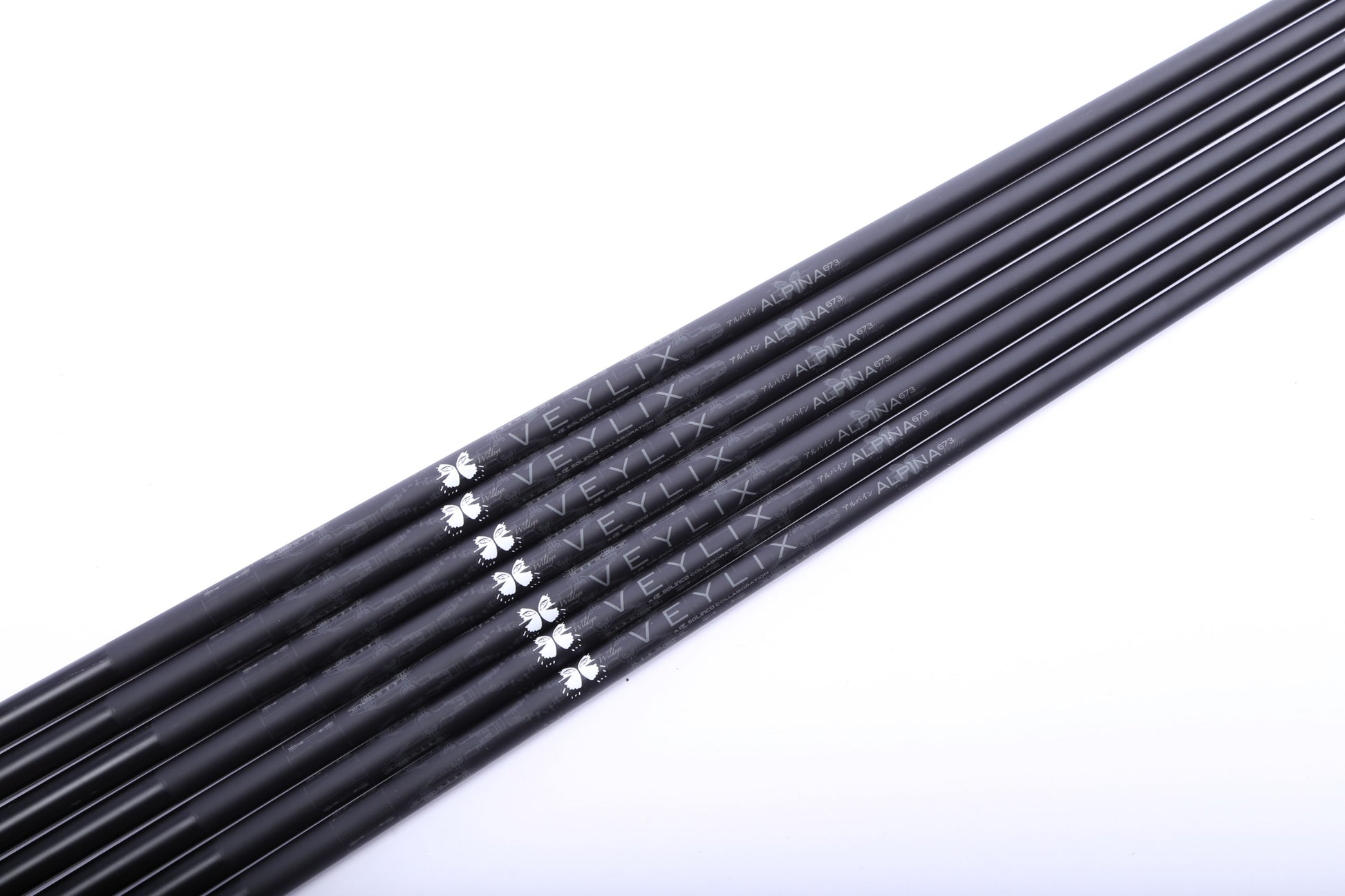 Used Veylix Alpina Iron Stiff Graphite Iron Shaft Set 40"-Next Round