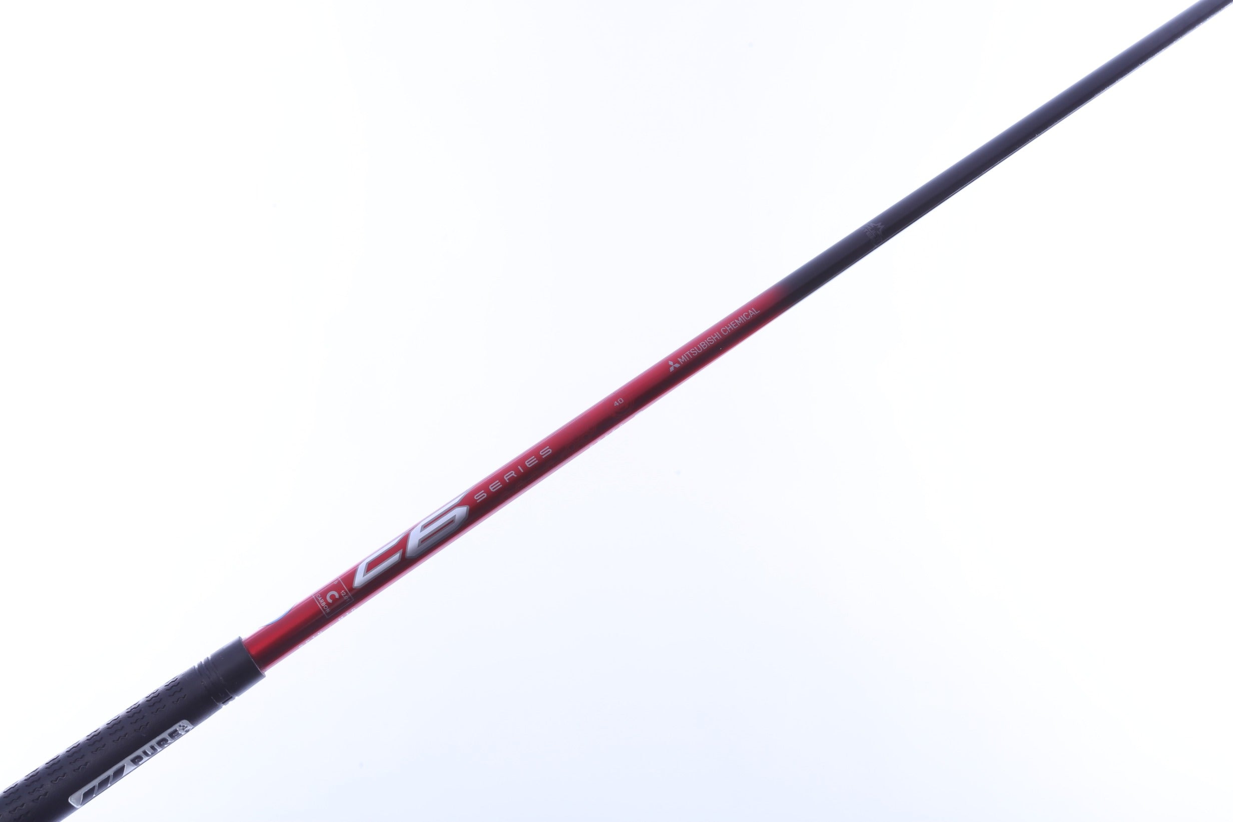 Used Mitsubishi C6 Red Fairway Wood Shaft Seniors Flex Graphite - 41.25 in - TaylorMade Adapter-Next Round