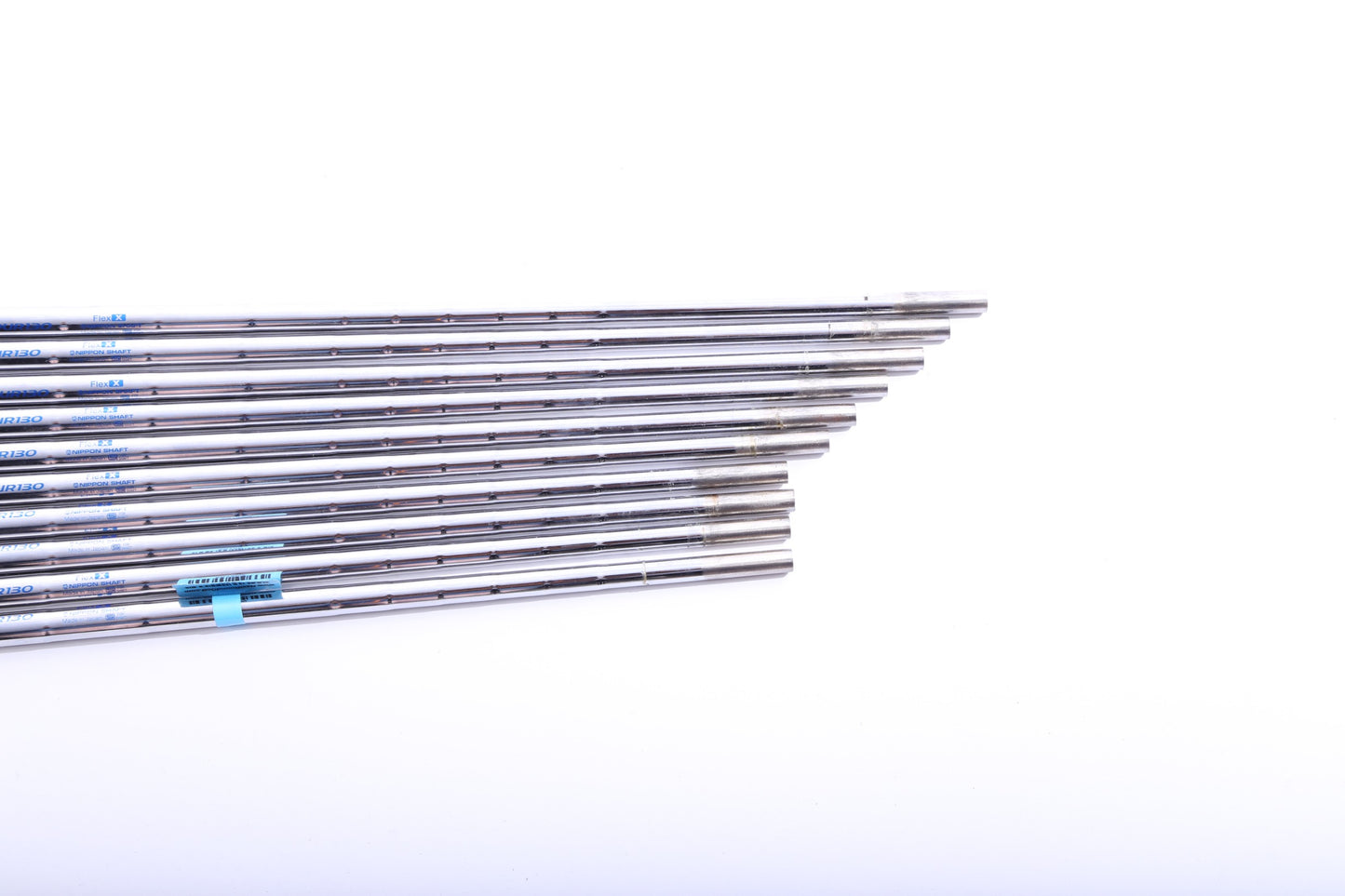 Used Nippon N.S. Pro Modus3 Tour 130 Extra Stiff Steel Iron Shaft Set 33.5"- 37.5"-Next Round