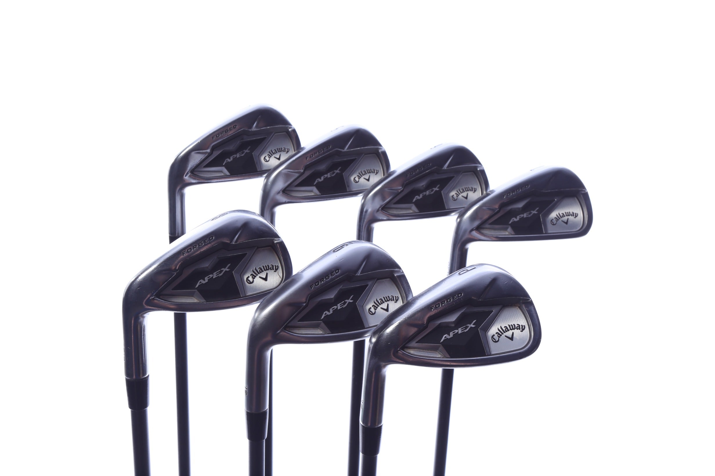 Used Callaway Apex 19 Iron Set - Left-Handed - 4-PW - Variable Flex