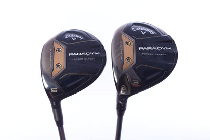 Used Callaway Paradym Wood Set - Left-Handed - 3W, 5W - Stiff Flex