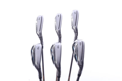 Used TaylorMade SIM2 MAX OS Iron Set - Right-Handed - 5-PW - Stiff Flex