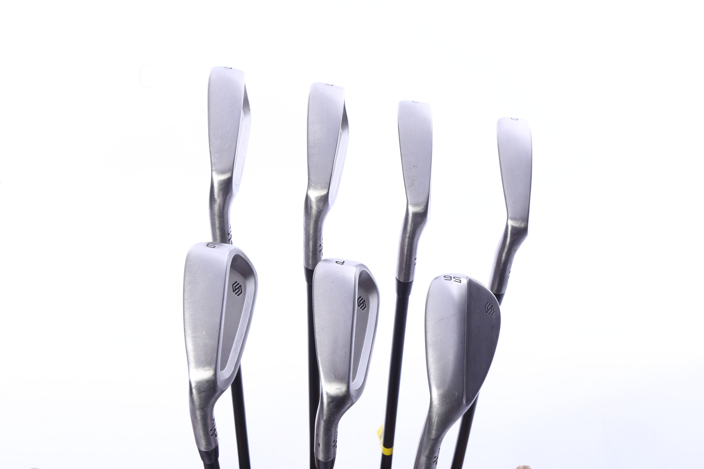 Used Stix All Black Iron Set - Left-Handed - 5-PW, 56  - Stiff Flex