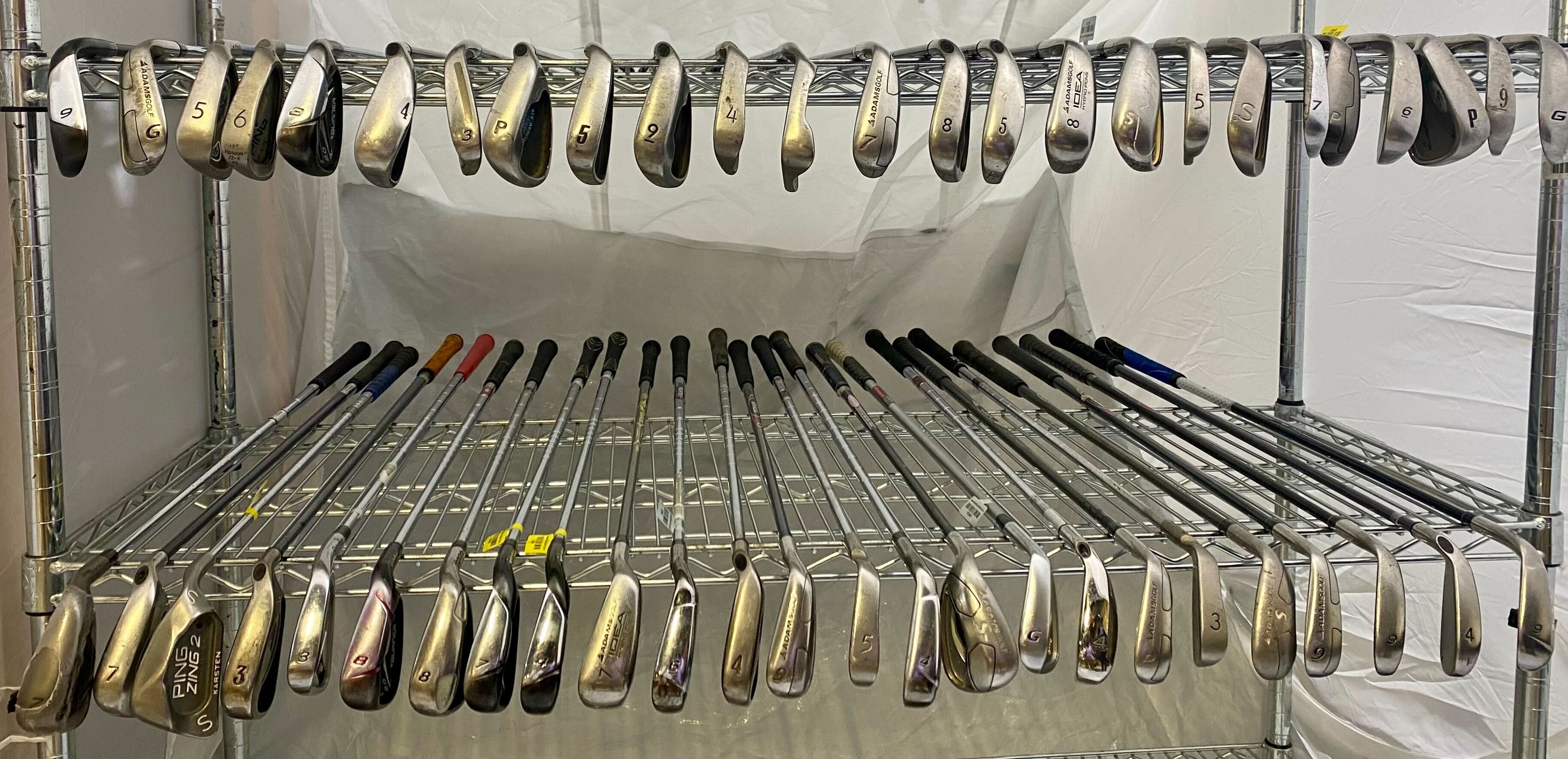 Wholesale Lot of 50 Golf Clubs - Assorted Single Irons-Next Round