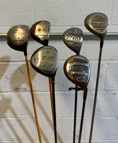 Wholesale Lot of 30 Golf Clubs - Assorted Drivers - Various Lofts/Lengths/Flexes