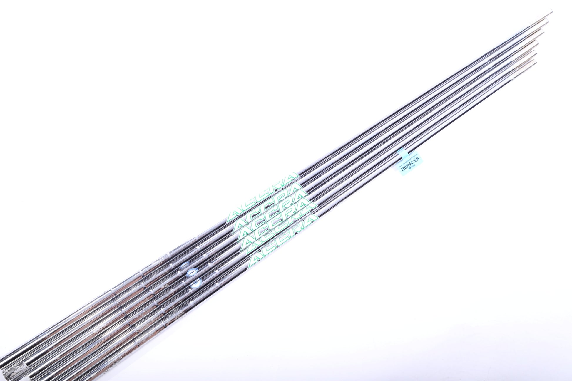 Used Accra Iseries Steel 105 Stiff Steel Iron Shaft Set 33.75"-36.25"-Next Round