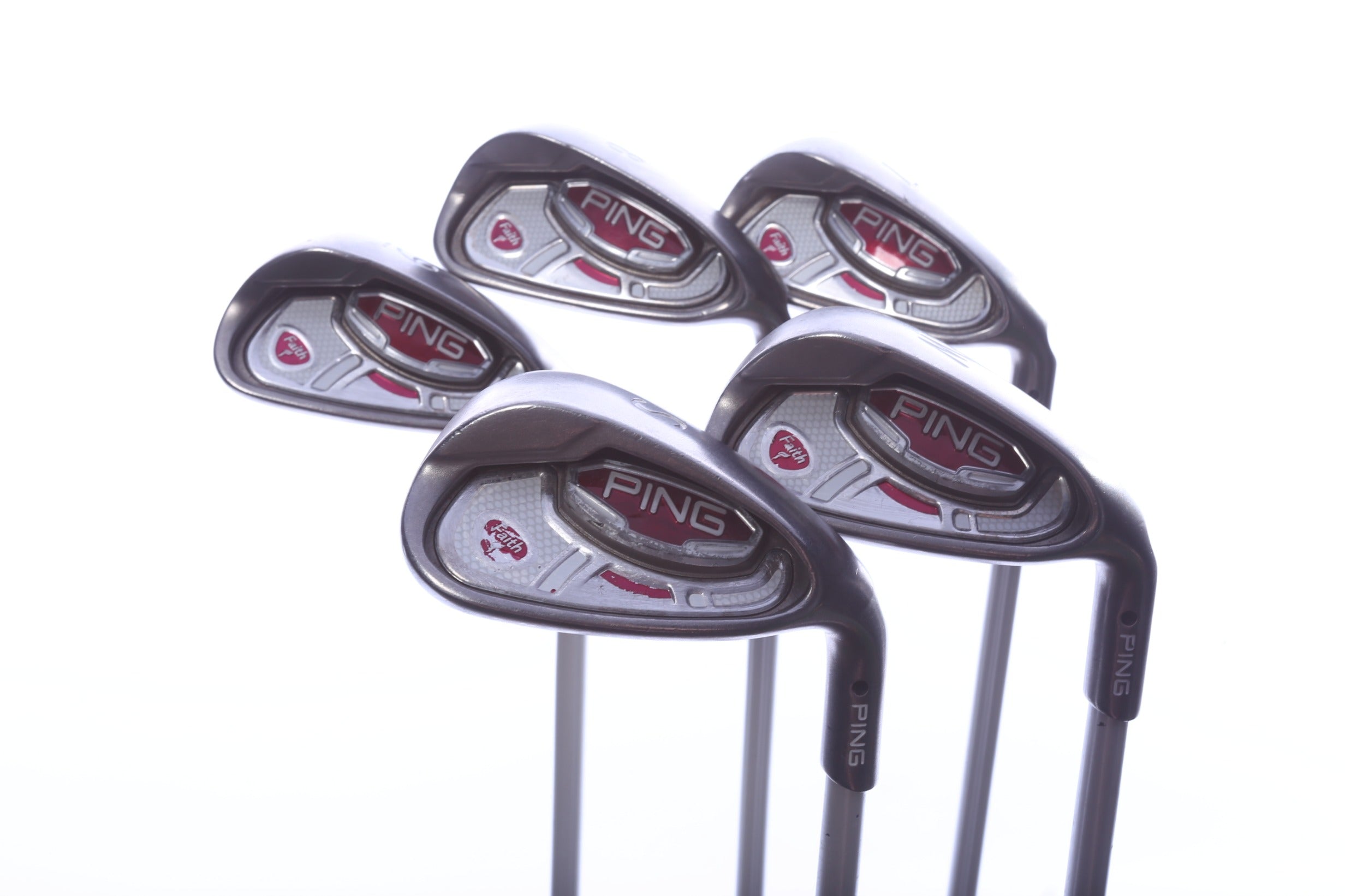 Used Ping Faith Iron Set - Right-Handed - 7-PW, SW - Ladies Flex