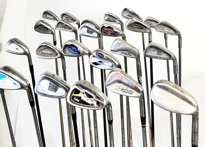 Wholesale Lot of 24 Golf Clubs - Right Handed - Assorted Irons and Wedges-Next Round