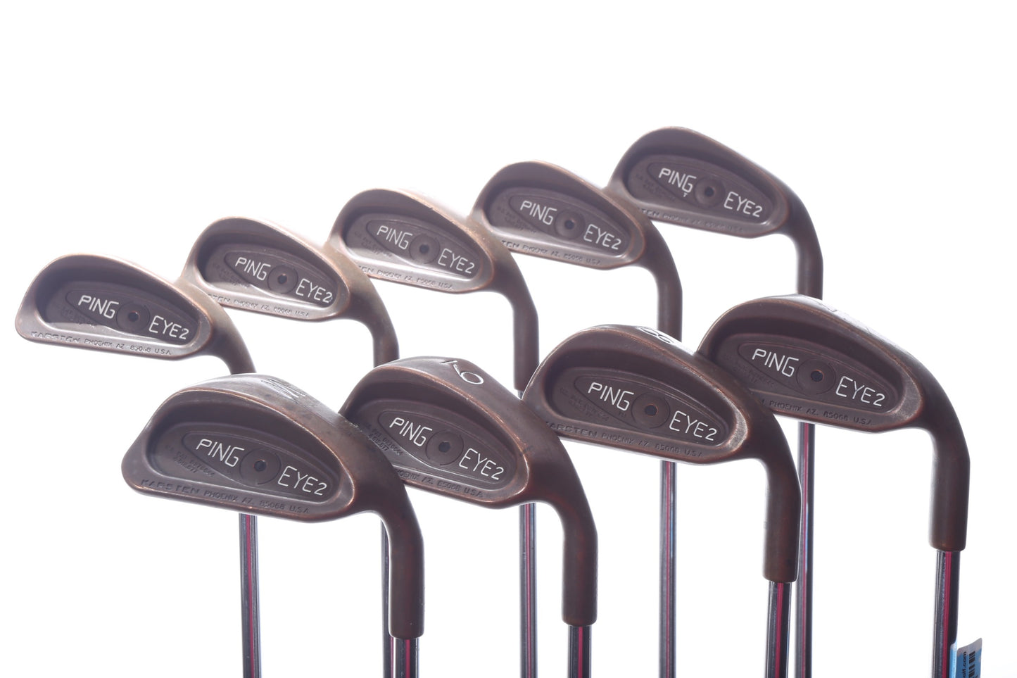 Used Ping Eye 2 Beryllium Copper Iron Set - Right-Handed - 2-PW - Stiff Flex-Next Round