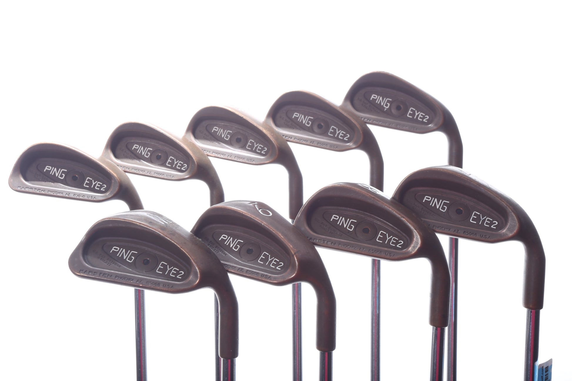 Used Ping Eye 2 Beryllium Copper Iron Set - Right-Handed - 2-PW - Stiff Flex-Next Round