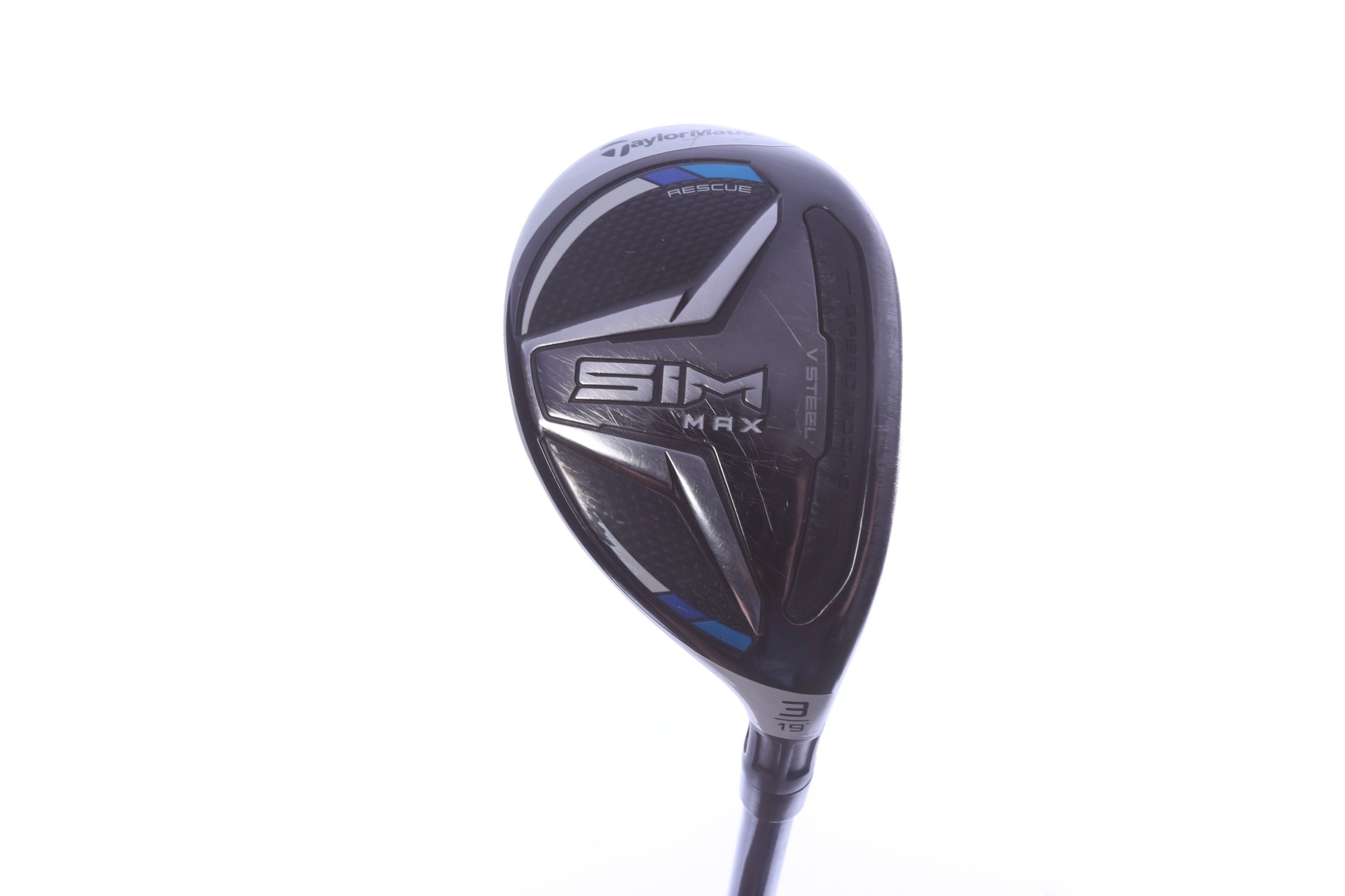 Used TaylorMade SIM2 MAX Rescue 3H Hybrid - Right-Handed - 19 Degrees - Regular Flex-Next Round