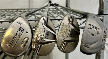 Wholesale Lot of 40 Golf Clubs - Mixed Woods & Hybrids-Next Round