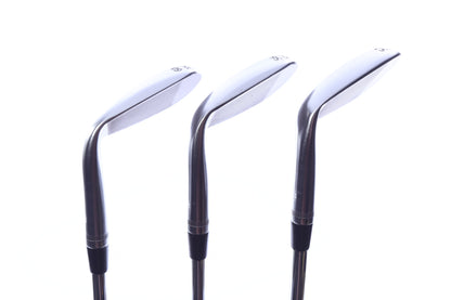Used Callaway JAWS Raw Chrome Wedge Set - Right-Handed - 52*, 56*, 60* - Wedge Flex
