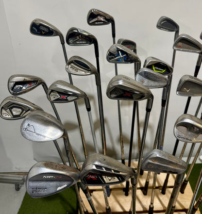 Wholesale Lot of 24 Golf Clubs - Right Handed - Assorted brands and Flexes-Next Round
