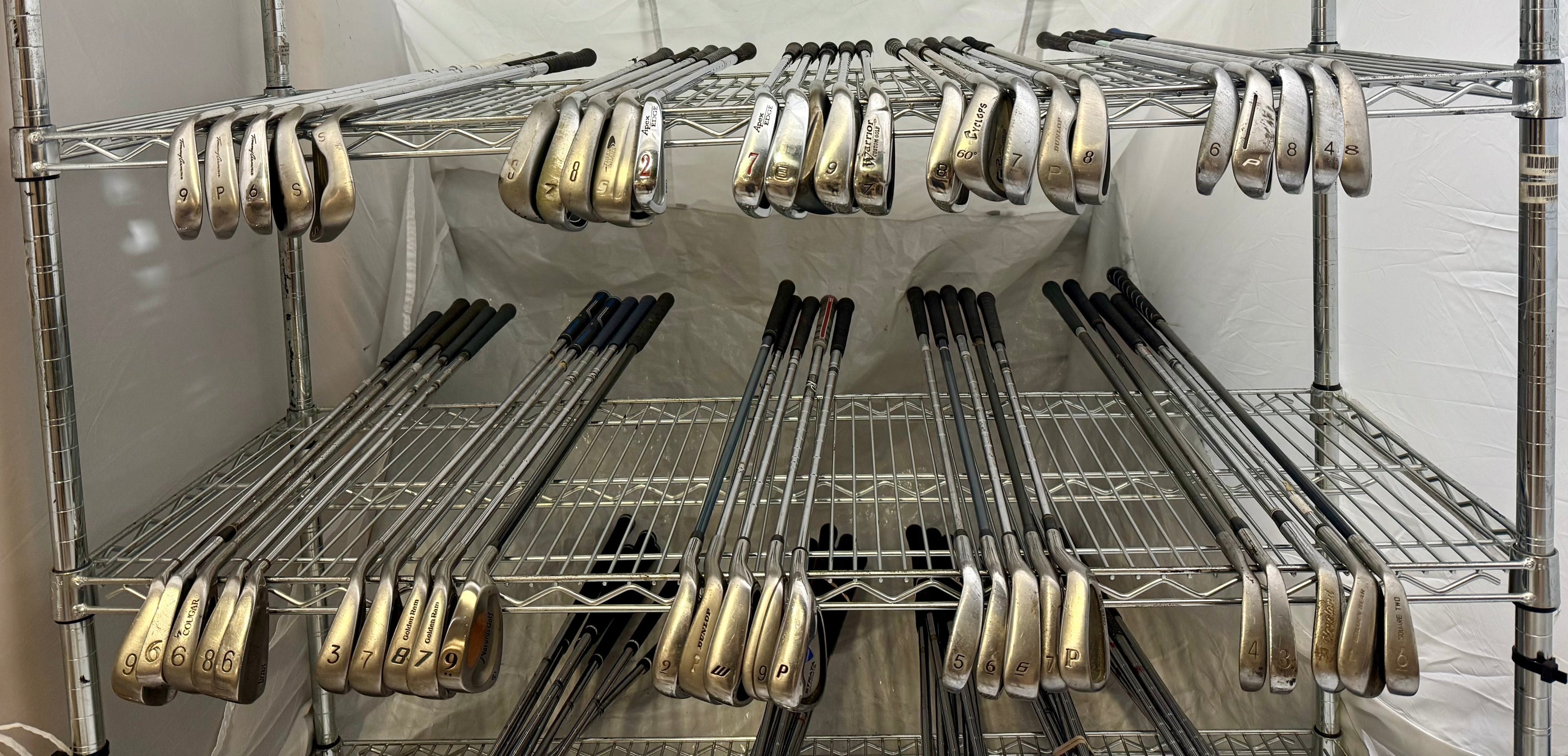 Wholesale Lot of 50 Golf Clubs - Single Irons-Next Round