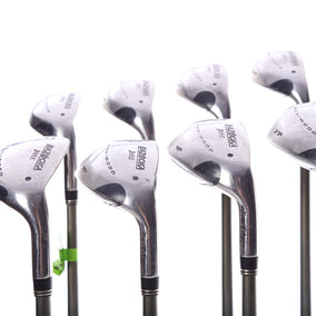 Used Tour Edge BAZOOKA JMAX IRON-WOOD Iron Set - Right-Handed - 4-PW, SW - Seniors Flex-Next Round