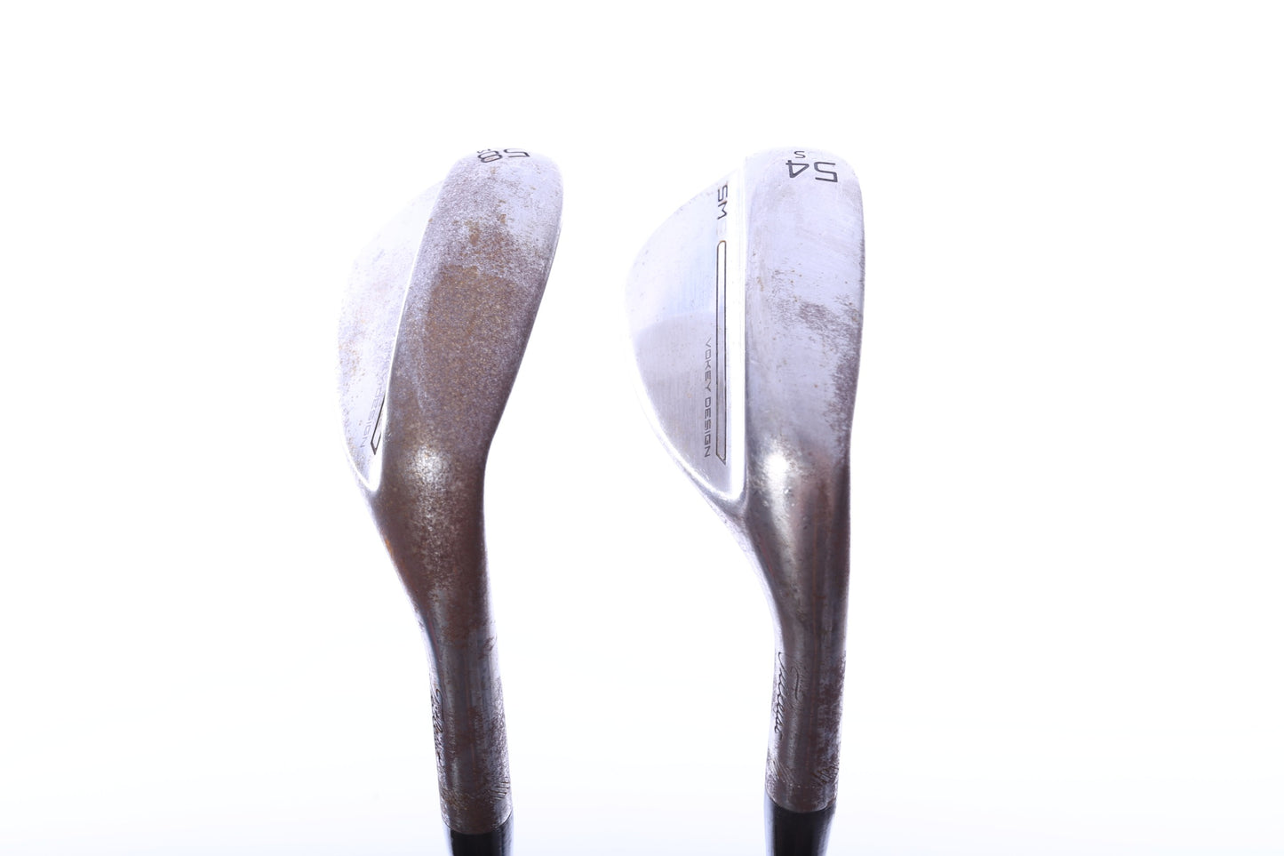 Used Titleist Vokey SM9 Raw Wedge Set - Right-Handed - 54*, 58* - Regular Flex-Next Round