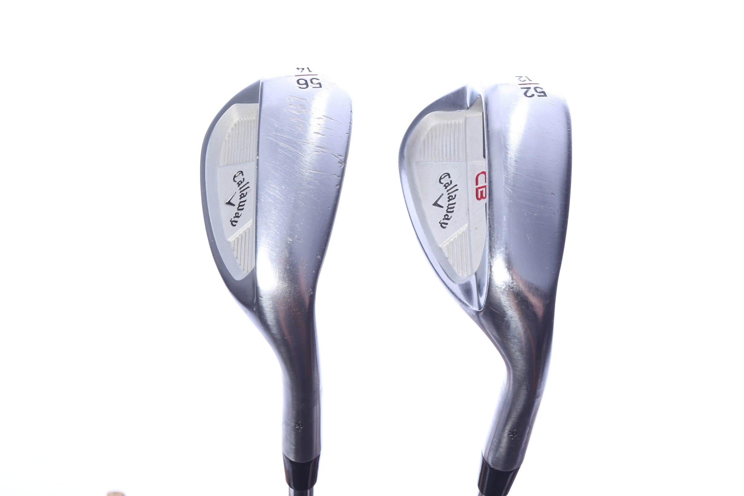 Used Callaway Mack Daddy CB Wedge Set - Right-Handed - 52*, 56* - Wedge Flex