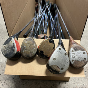 Wholesale Lot of 40 Persimmon Woods. Titleist, Ben Hogan, Wilson-Next Round