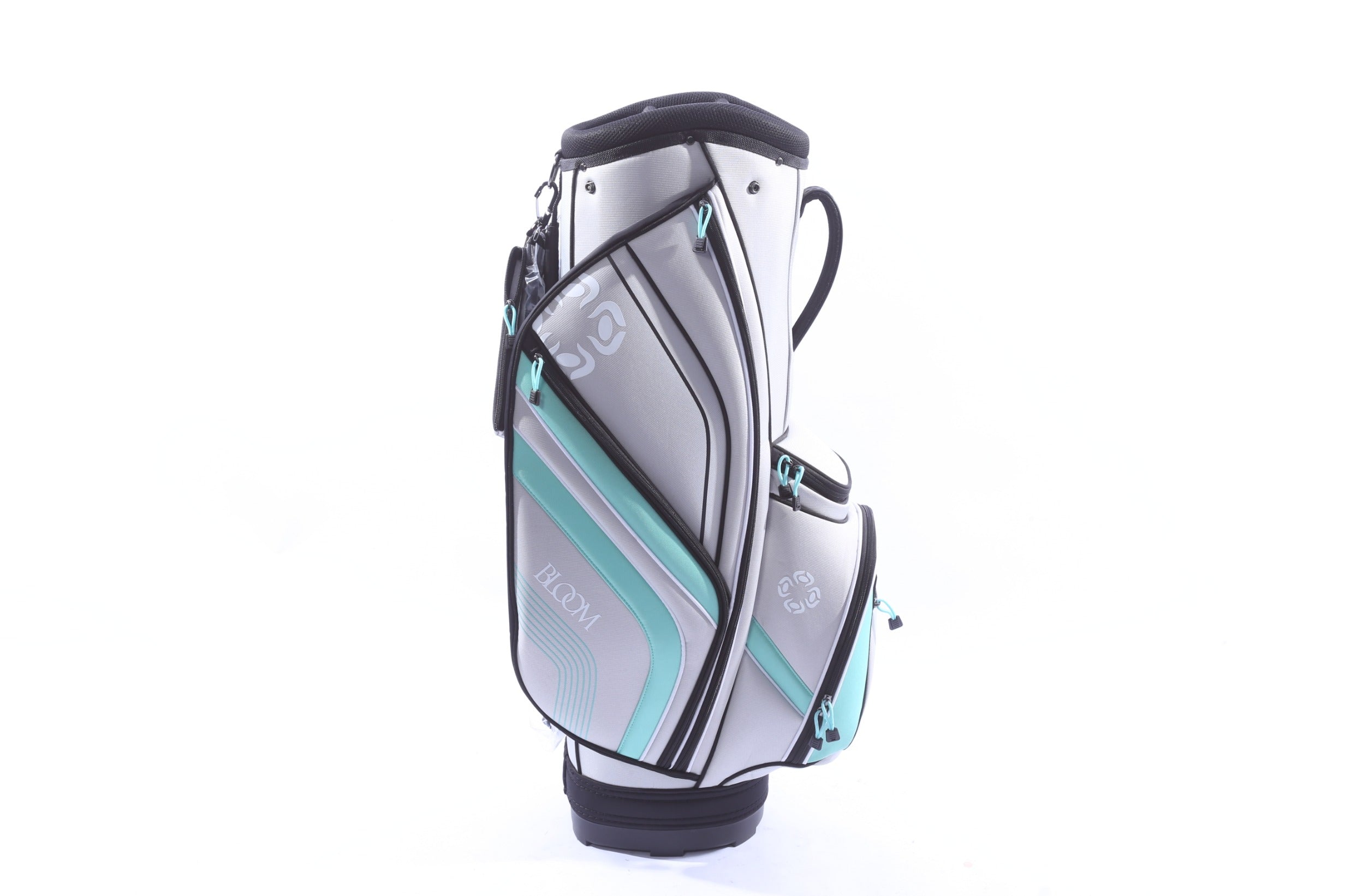 Used Cleveland All Other Models Gray Cart Bag - 5-Way - 8 Pockets - Rain Cover Included-Next Round
