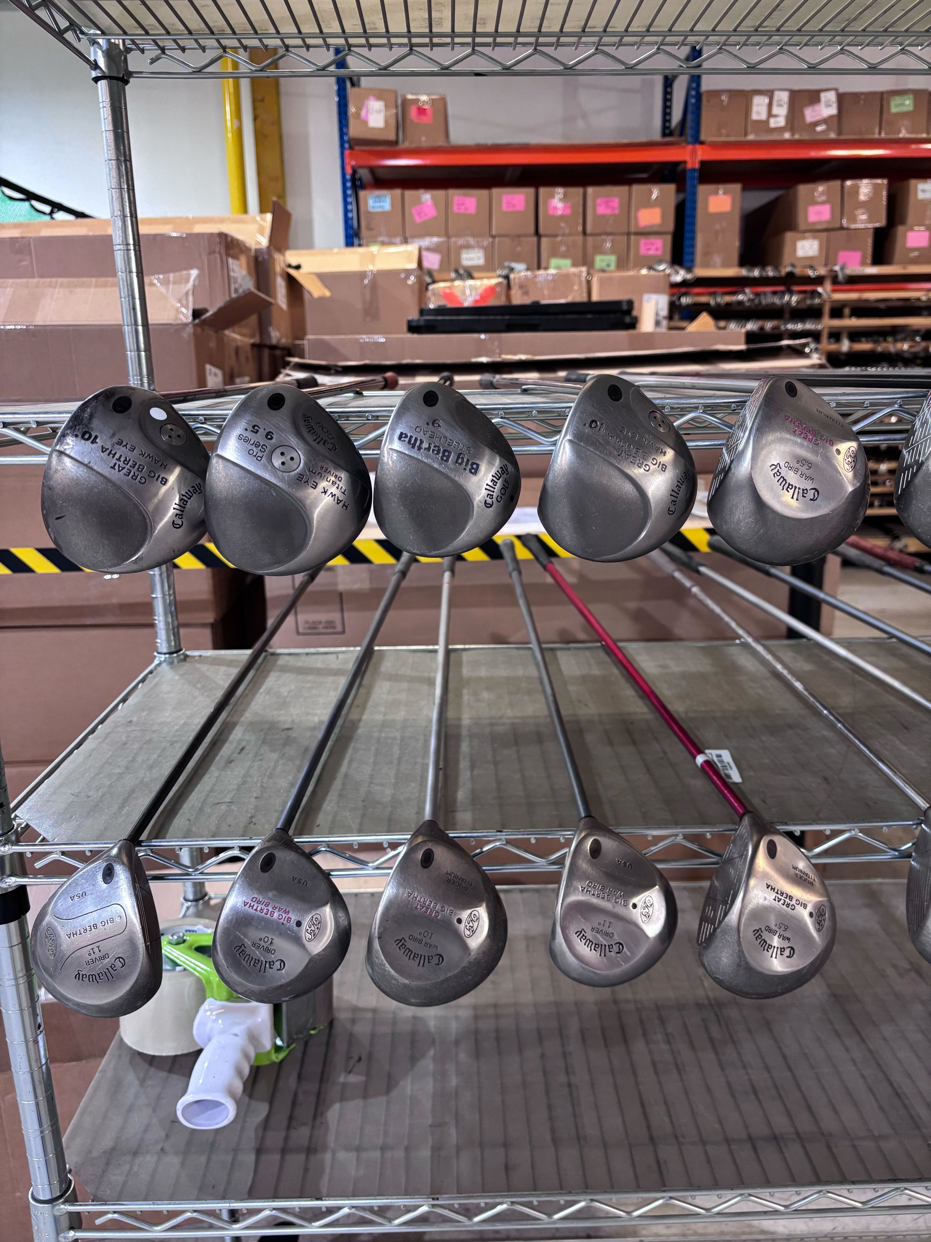 Wholesale Lot 20 Golf Clubs - Callaway Drivers-Next Round