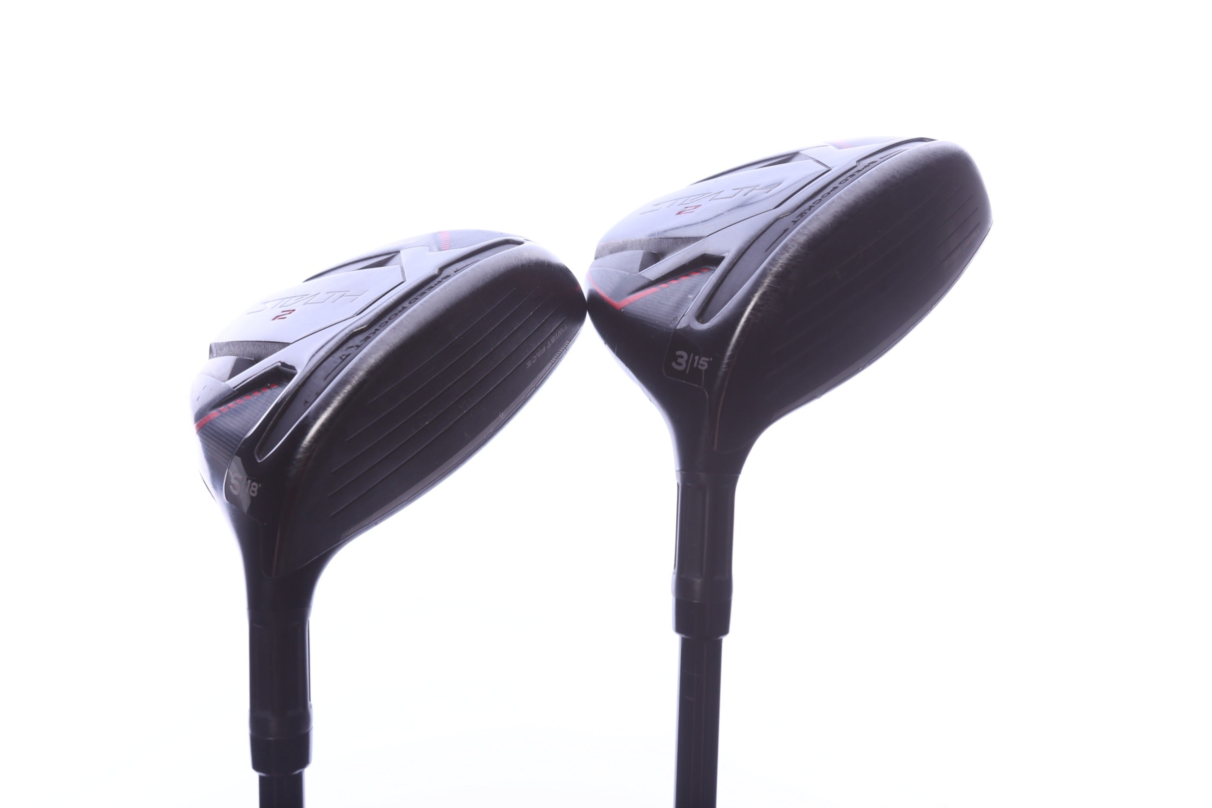 Used TaylorMade STEALTH 2 Wood Set - Right-Handed - 3W, 5W - Regular Flex