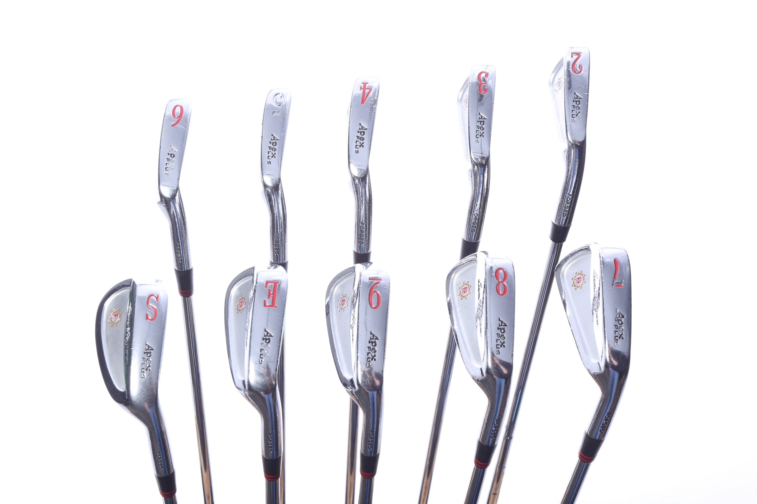 Used Ben Hogan Apex Plus Iron Set - Right-Handed - 2-EW, SW - Regular Flex