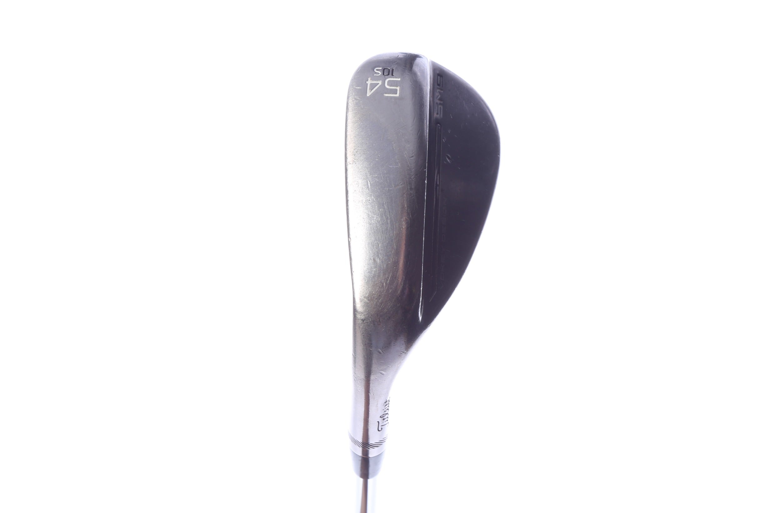 Used Titleist Vokey SM9 Brushed Steel Sand Wedge - Left-Handed - 54 Degrees - Stiff Flex