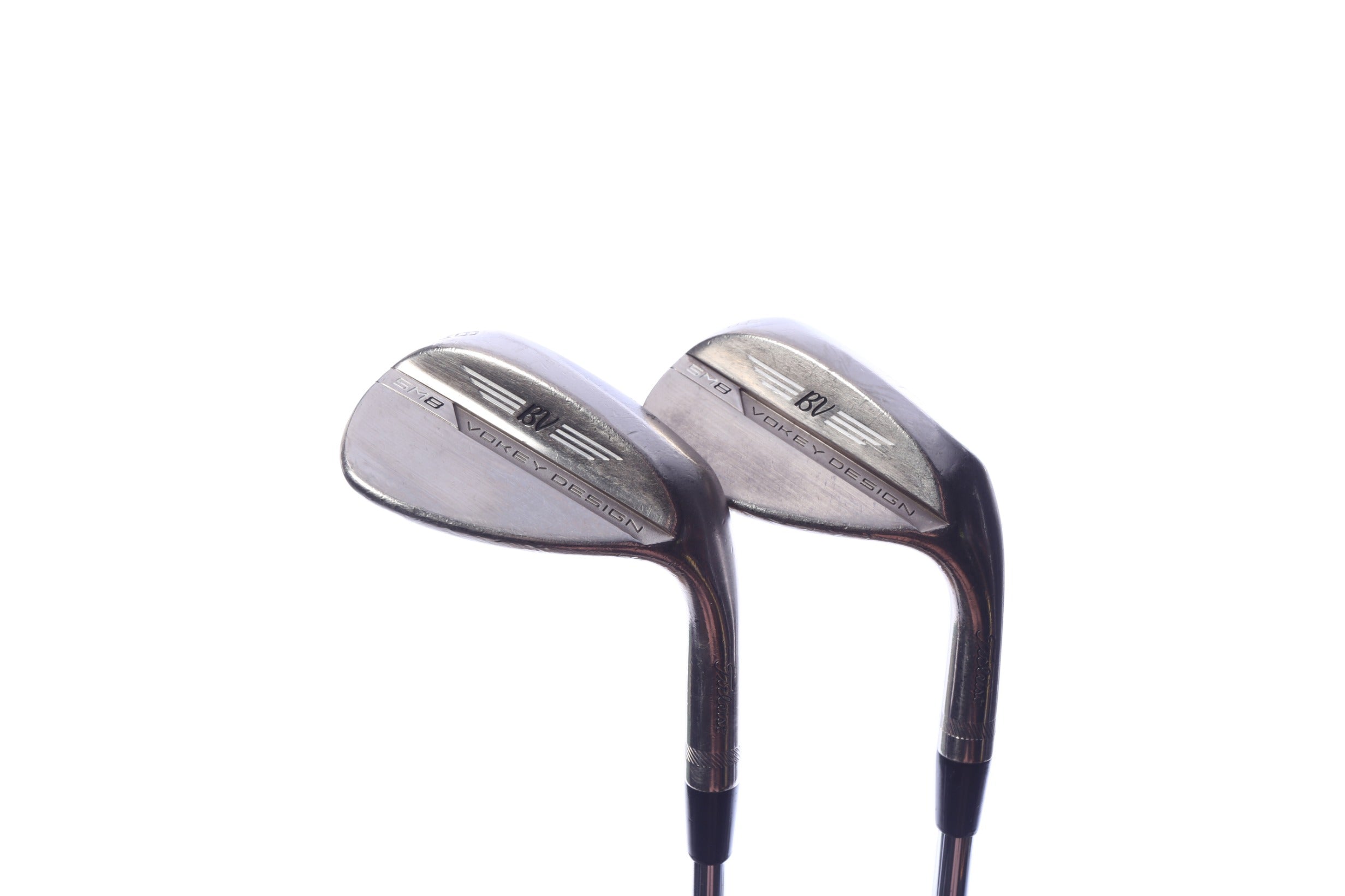 Used Titleist Vokey SM8 Brushed Steel Wedge Set - Right-Handed - 54*, 58* - Wedge Flex-Next Round