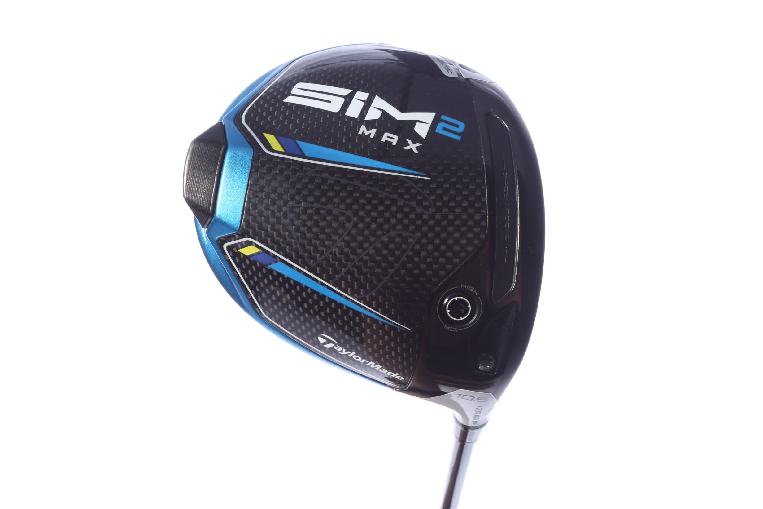 Used TaylorMade SIM2 MAX Driver - 10.5 Degrees - Stiff Flex Fujikura VENTUS TR Blue - Right-Handed