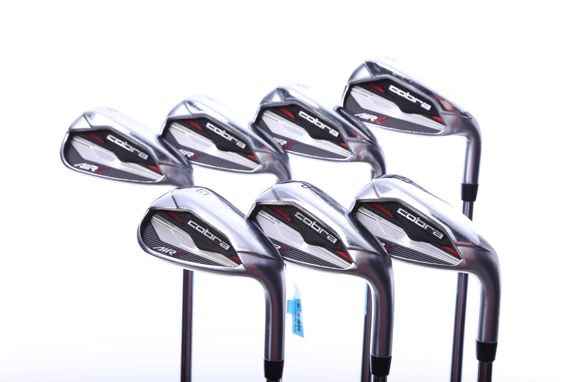 Used Cobra AIR-X Combo Iron Set - Right-Handed - 5-PW, GW - Stiff Flex-Next Round