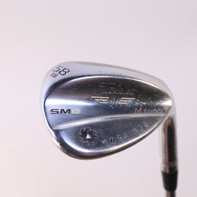 Used Titleist Vokey SM6 Tour Chrome M Grind Lob Wedge - Right-Handed - 58 Degrees - Stiff Flex-Next Round