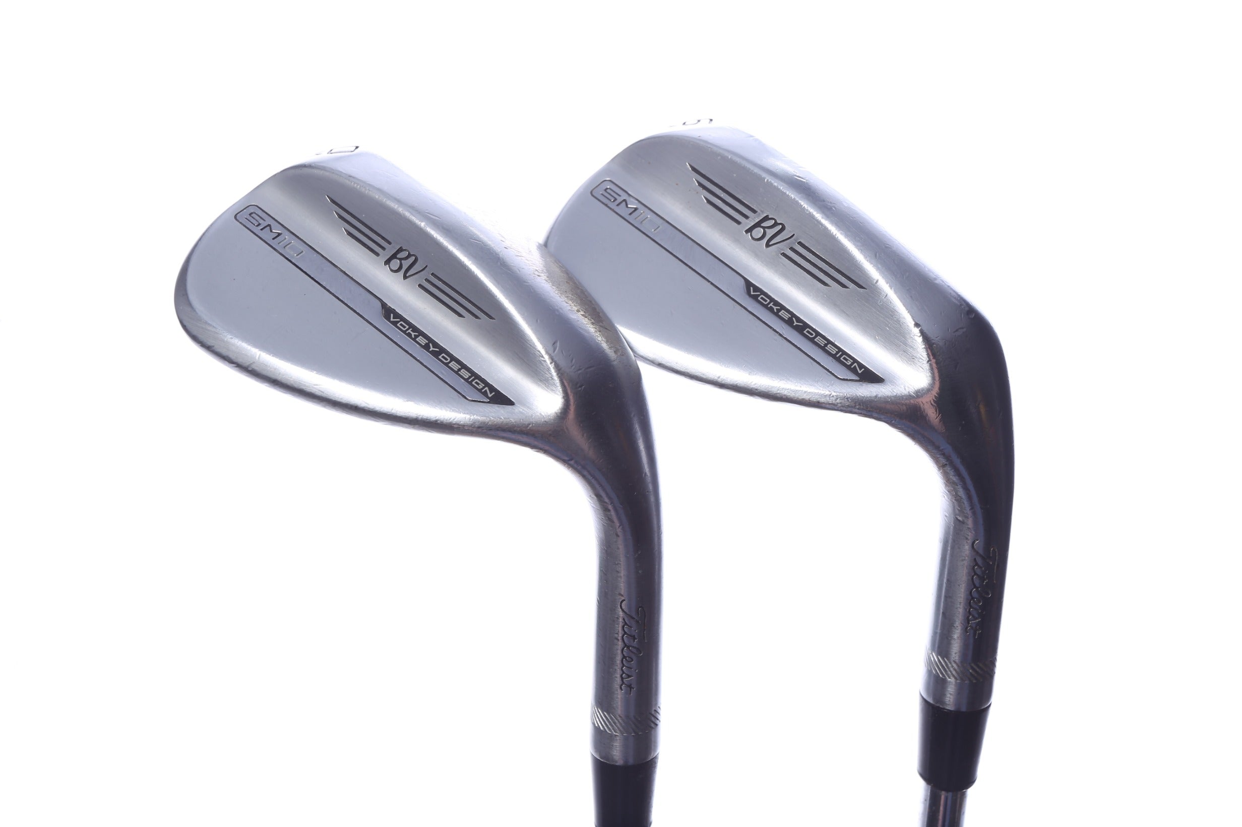 Used Titleist Vokey SM10 Tour Chrome Wedge Set - Right-Handed - 56*, 60* - Stiff Flex-Next Round