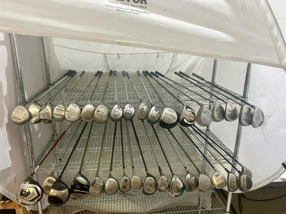 Wholesale Lot of 35 Golf Clubs - Assorted Wilson, Drivers, Woods, and Hybrids-Next Round