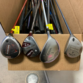 Wholesale Lot of 45 Callaway, Tour Edge, Mizuno, Adams, etc. Fairway Woods-Next Round