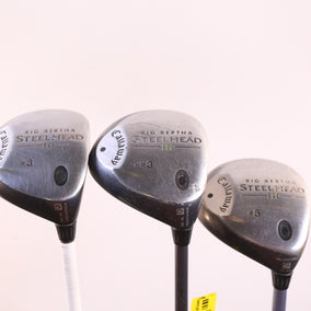 Wholesale Lot of 25 Callaway Big Bertha Steelhead III Fairway Woods-Next Round
